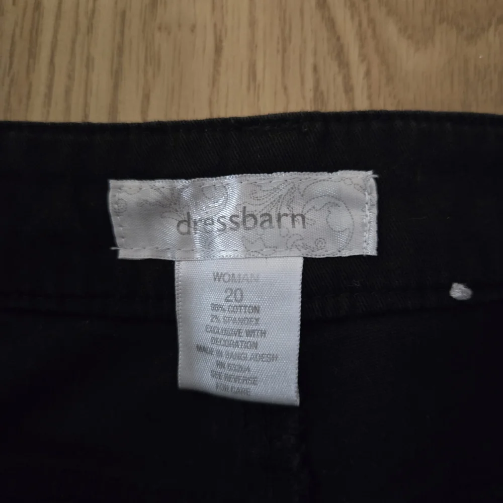 Dressbarn Classic Black Trousers - Picture 2 of 3